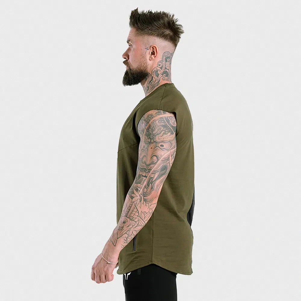 SQUATWOLF Men's Statement Drop Shoulder Top