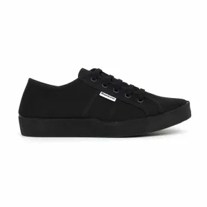 St. Tropez Organic Cotton Canvas Sneakers - Black