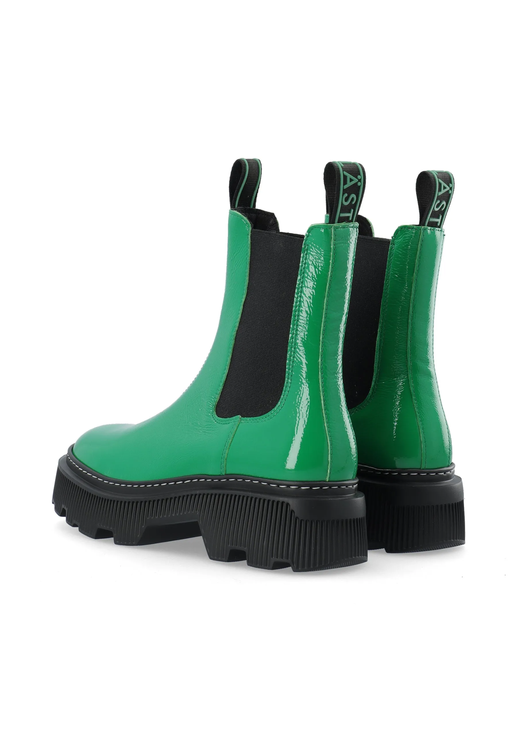 Trixy Bold Green Chelsea Boots