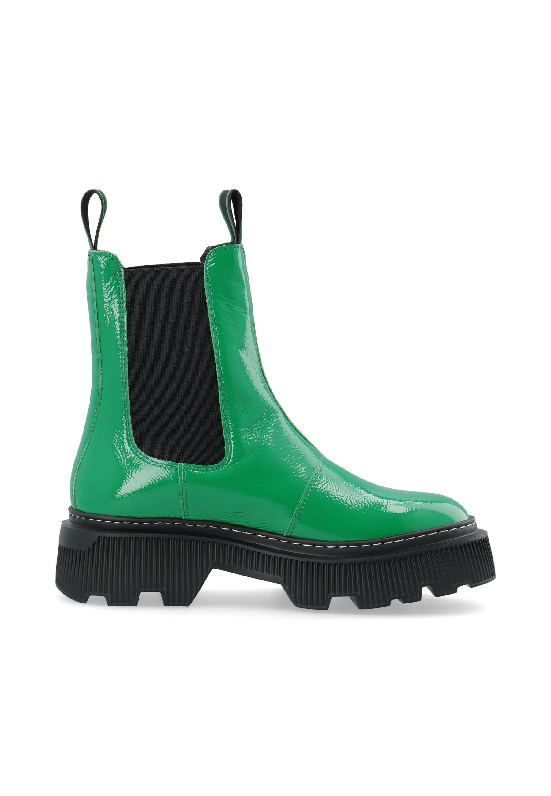 Trixy Bold Green Chelsea Boots