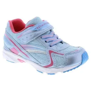 Tsukihoshi GLITZ Blue Ice Girls Running Shoes (Machine Washable)