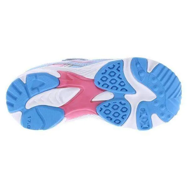 Tsukihoshi GLITZ Blue Ice Girls Running Shoes (Machine Washable)