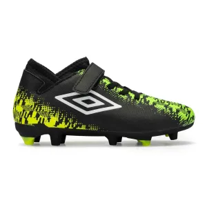 Umbro Jnr Formation II Velcro FG Blk/Grn