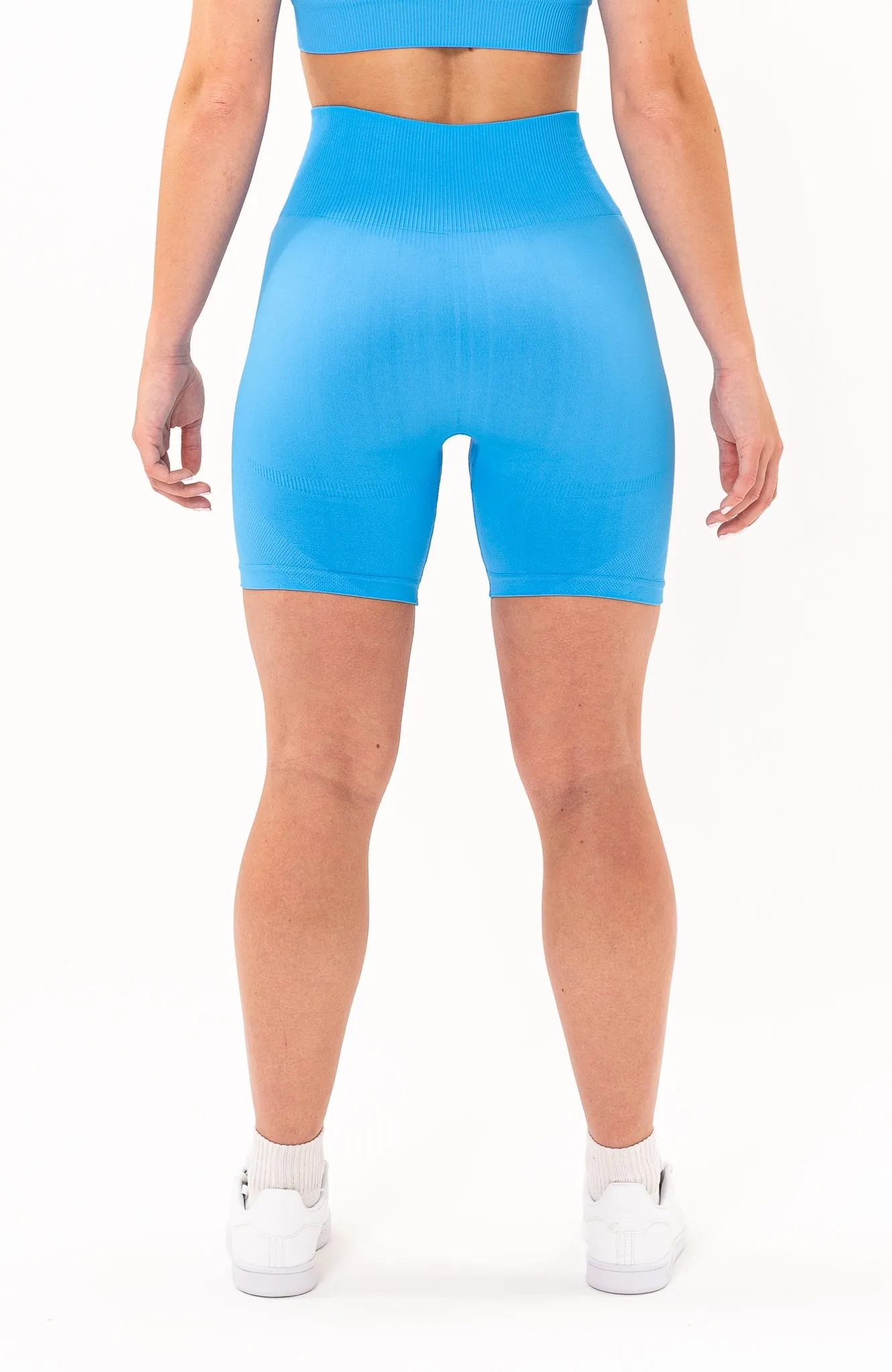 Unlimited Seamless Shorts - Azure Blue