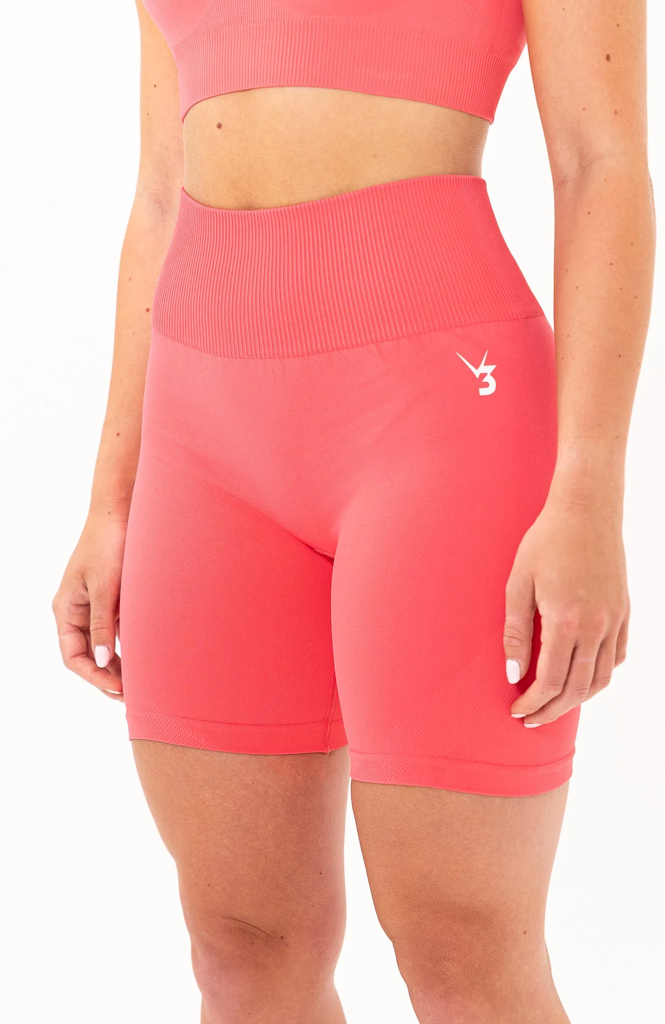 Unlimited Seamless Shorts - Coral