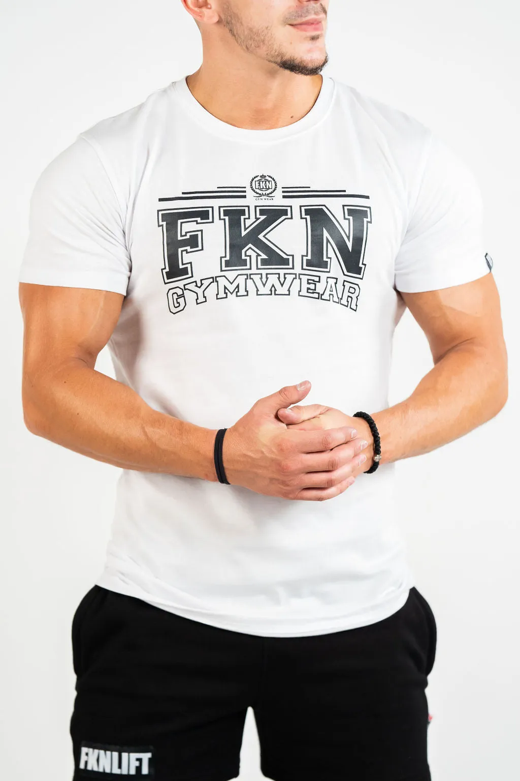 Varsity | Men's Gym T-Shirt | White