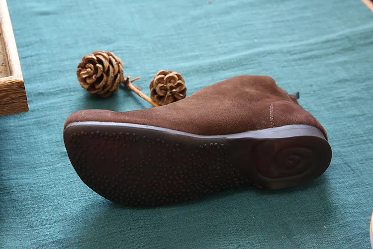 Vintage Leather Handmade Comfortable Flats