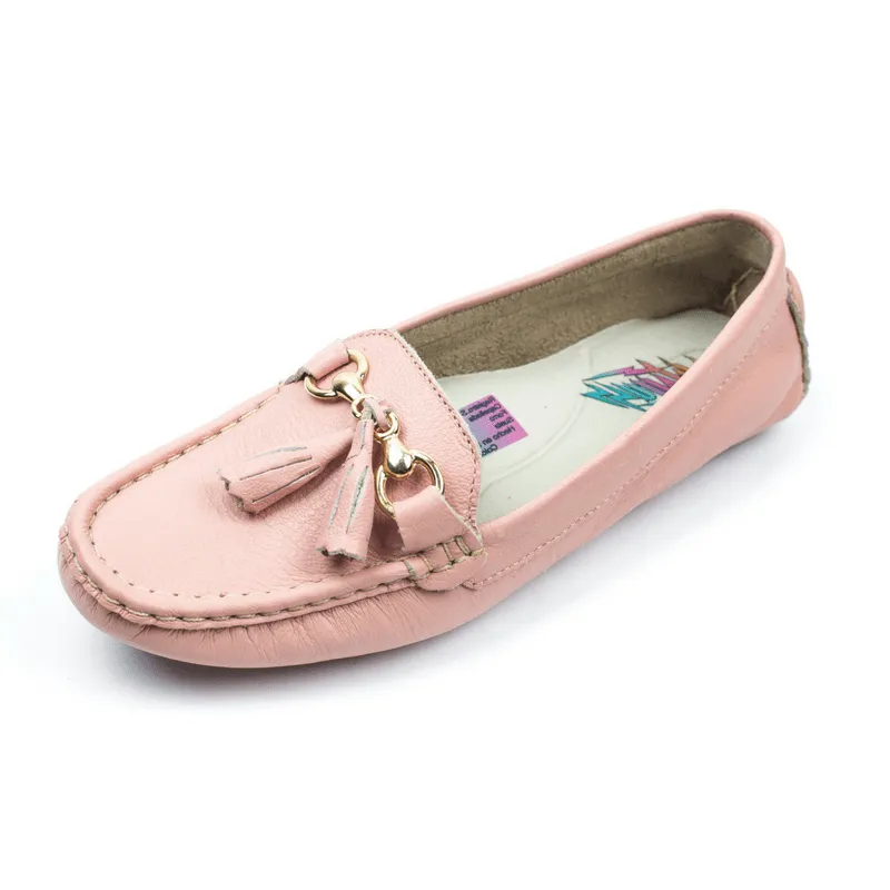 Viteliuss Women's Pink Moccasin Shoes