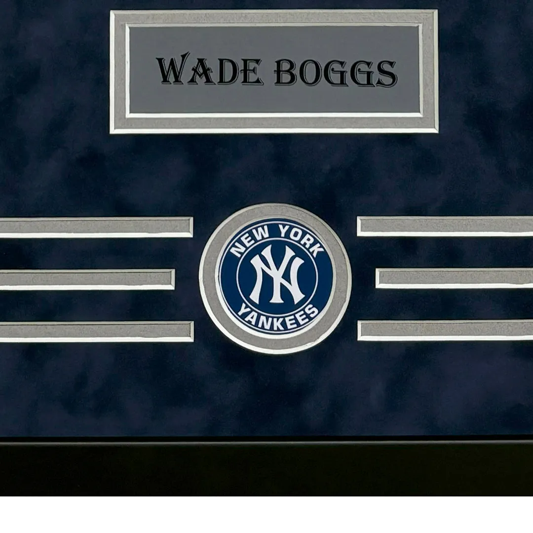 Wade Boggs Hand Signed & Framed New York Yankees 8x10 Photo (JSA)