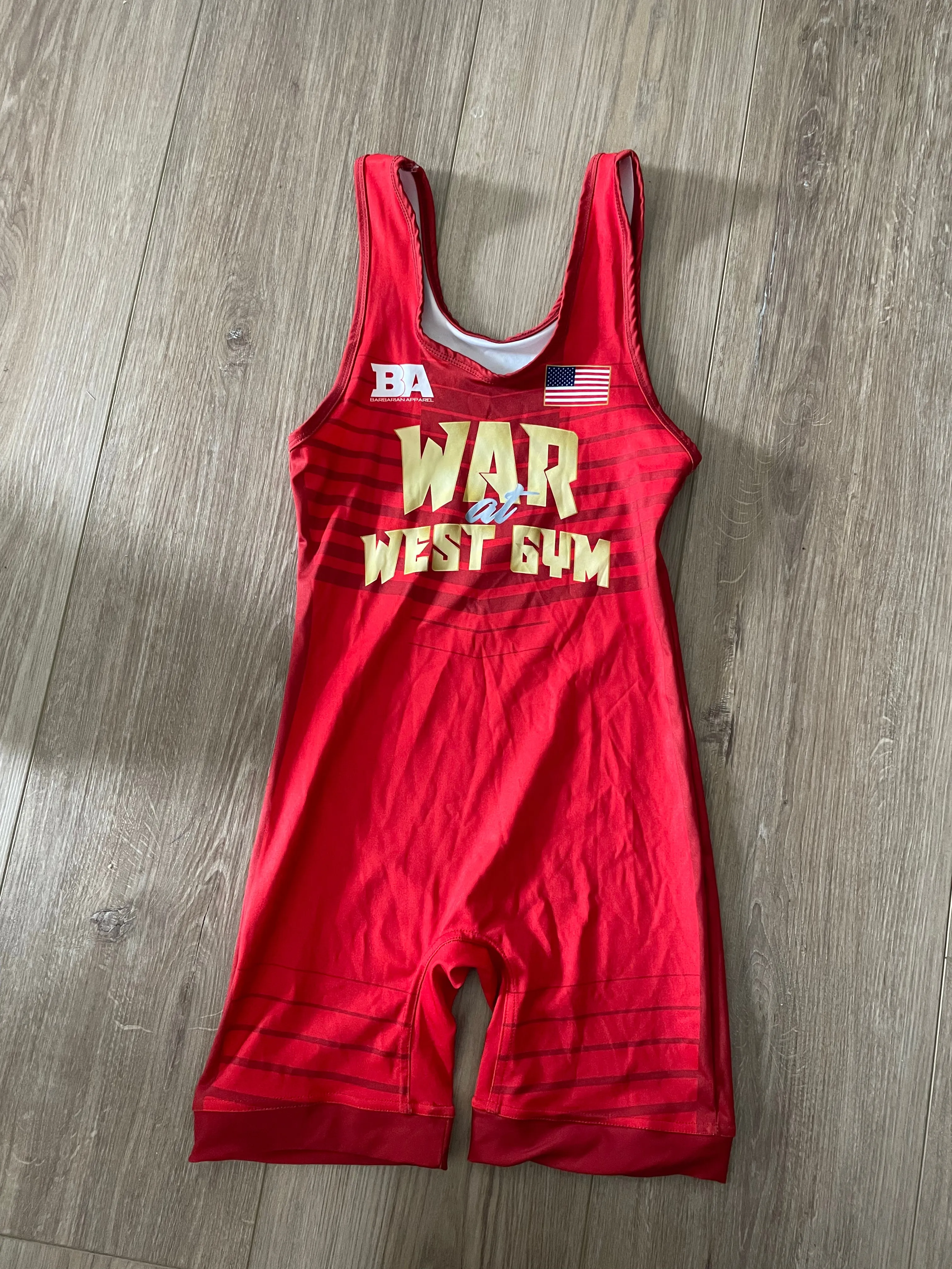 War at West Gym singlets