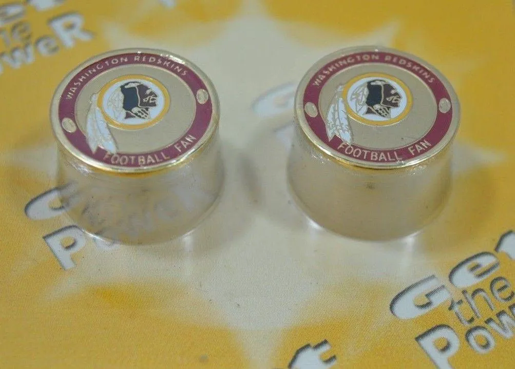 Washington Redskins Halo Sports Inc. Womens Power Pin Circular Stud Earrings