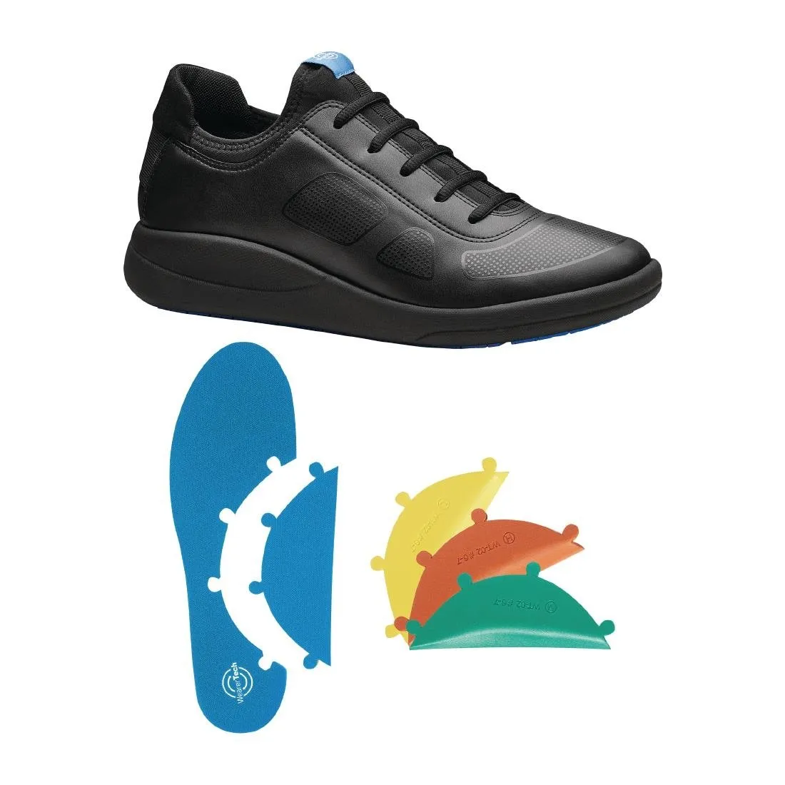 WearerTech Transform Trainer Black/Black with Modular Insole Size 42 - BB743-42