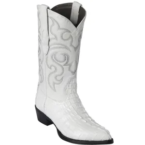 White Crocodile Boots