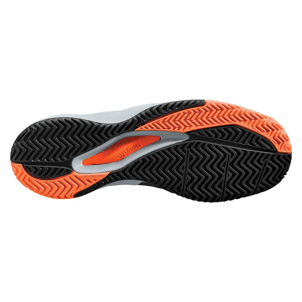 Wilson Pro Rush Ace Tennis Shoes (Mens) - Black/Grey/Shocking Orange