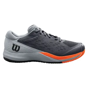 Wilson Pro Rush Ace Tennis Shoes (Mens) - Black/Grey/Shocking Orange