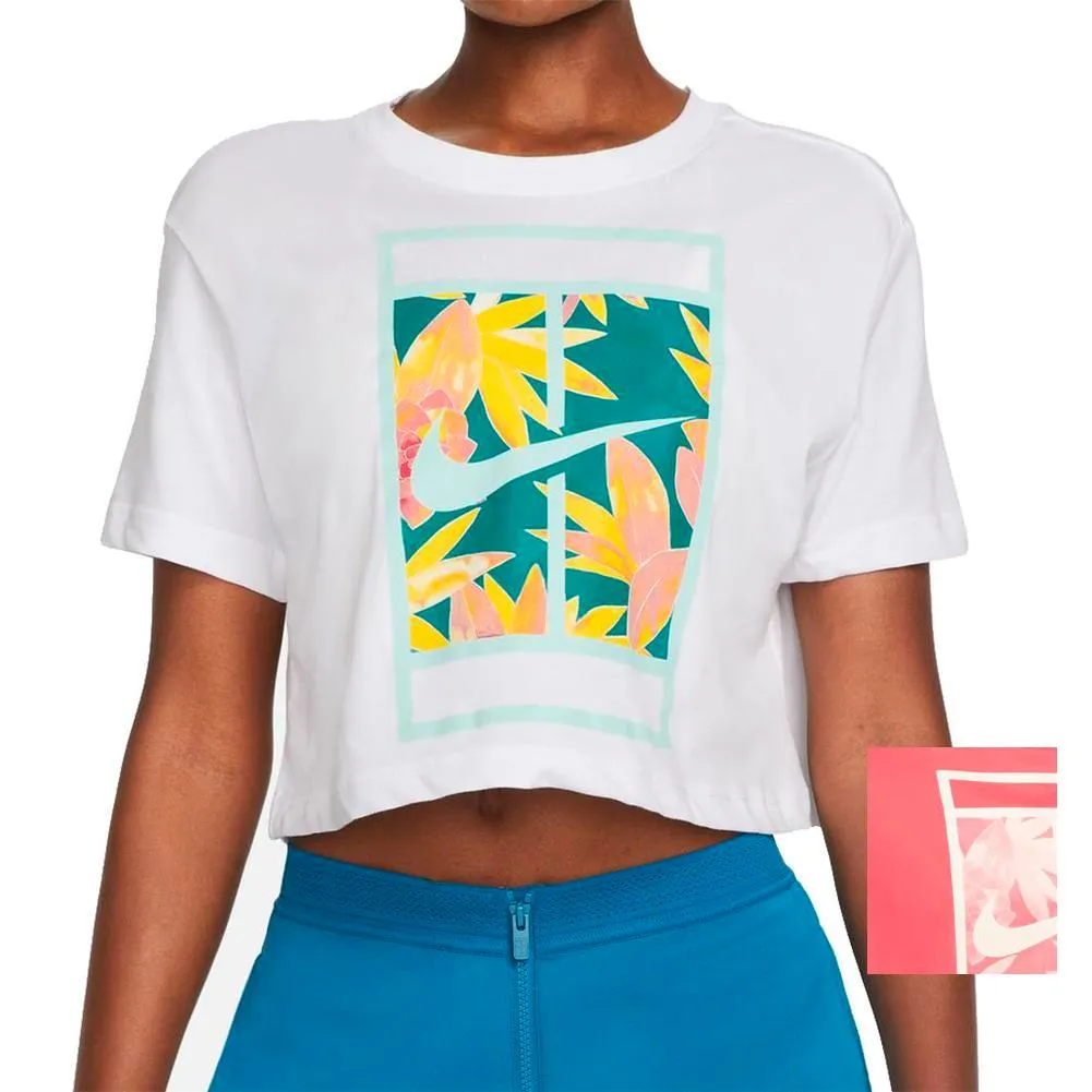 Women`s Dri-Fit Slam Crop Tennis Top