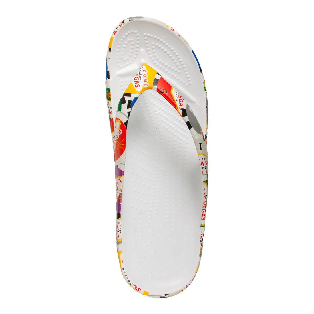 Women's Flip Flops - Poker Chips