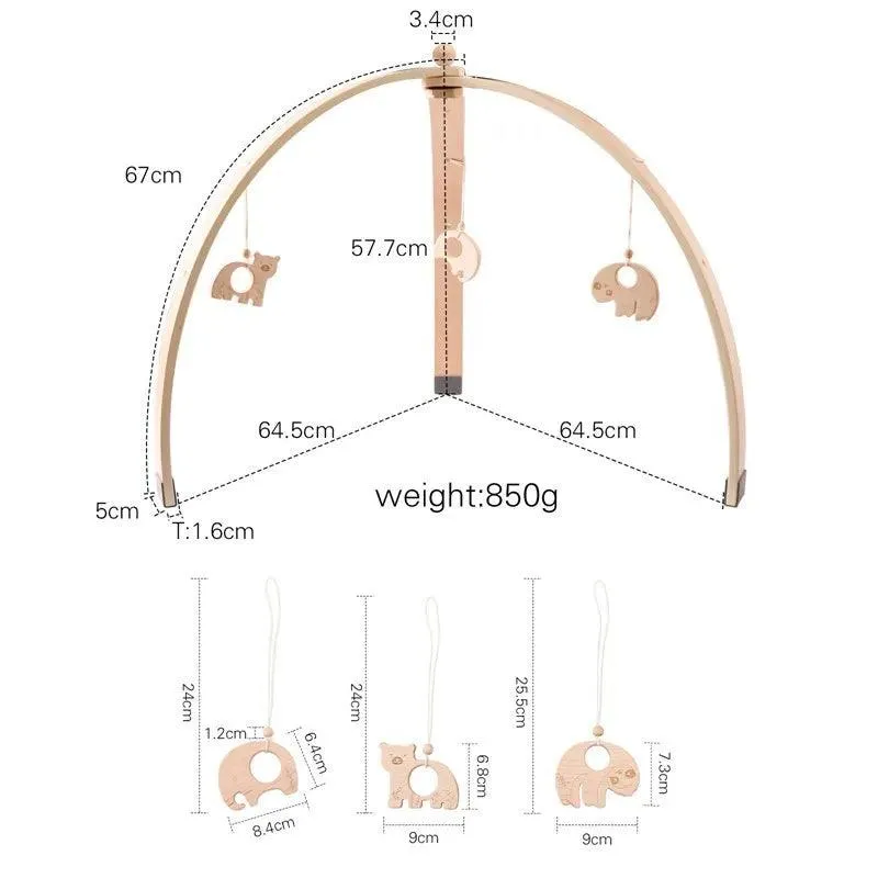 Wooden Baby Activity Gym